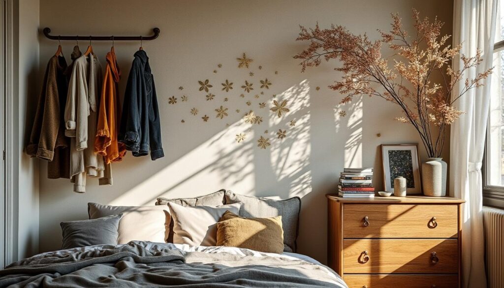 Des idées originales pour intégrer une patère murale dans la chambre