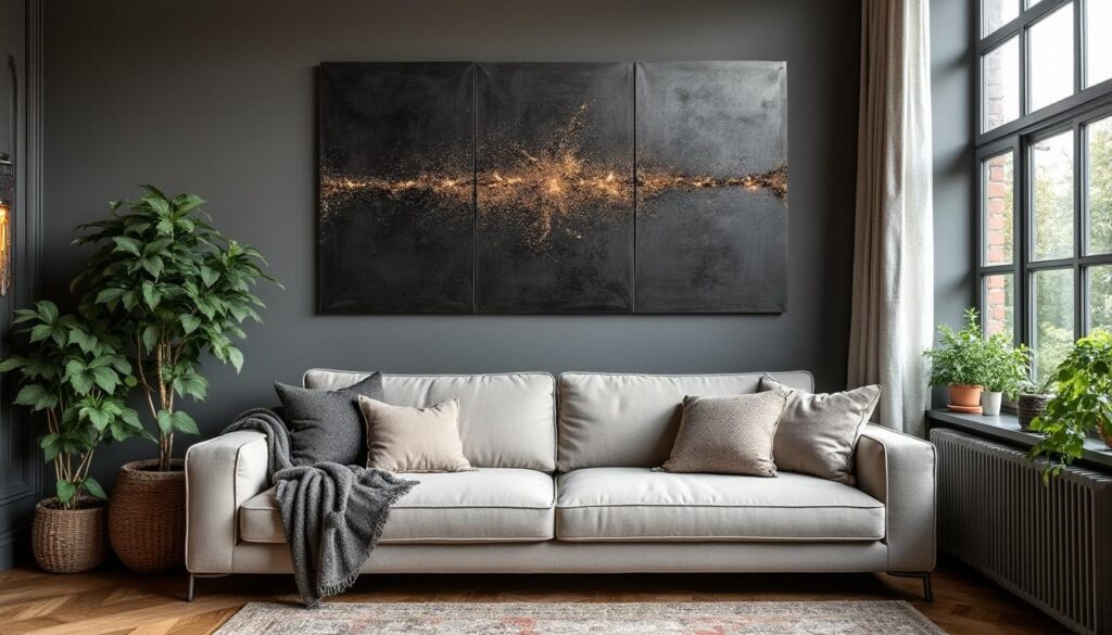 Décoration contemporaine : intégrer une patère murale dans le salon