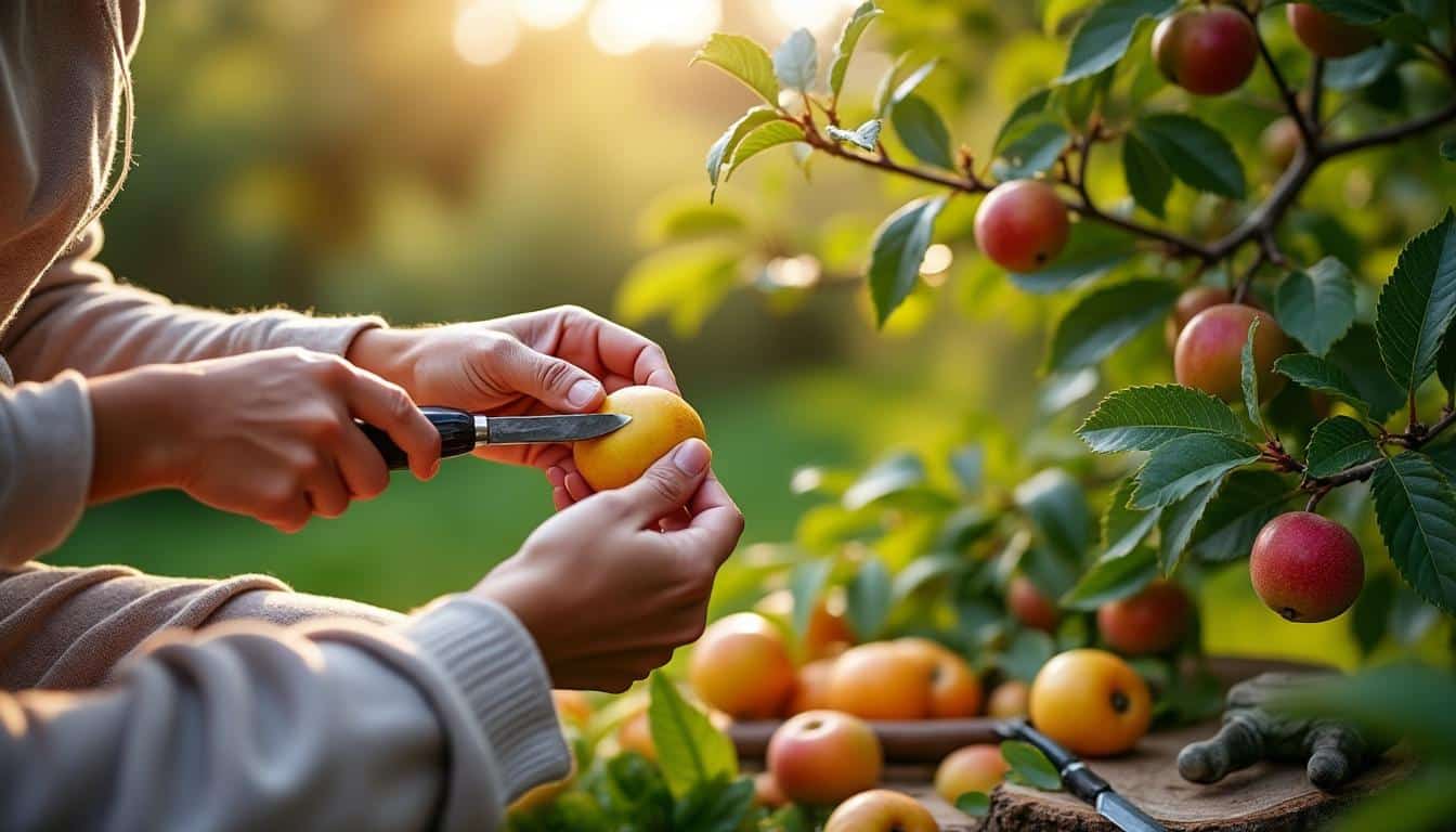 Pourquoi tailler les arbres fruitiers de la maison avec une serpette ?