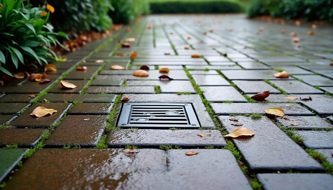 Les solutions de drainage pour l’évacuation de l’eau d’une terrasse en pavé