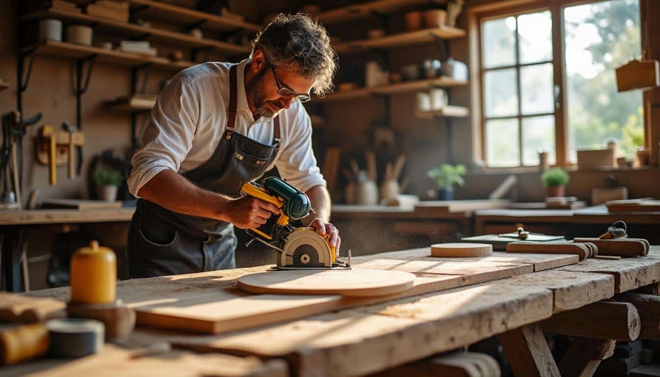 Illustration: Comprendre le rôle du guide universel pour scie circulaire dans vos travaux de découpe