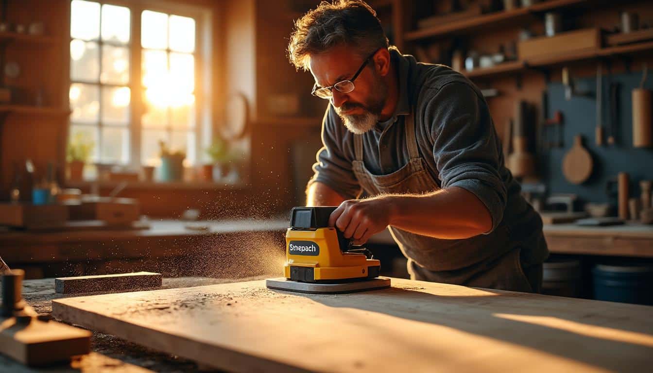 Illustration: Pourquoi opter pour une scie plongeante de la marque Scheppach ?