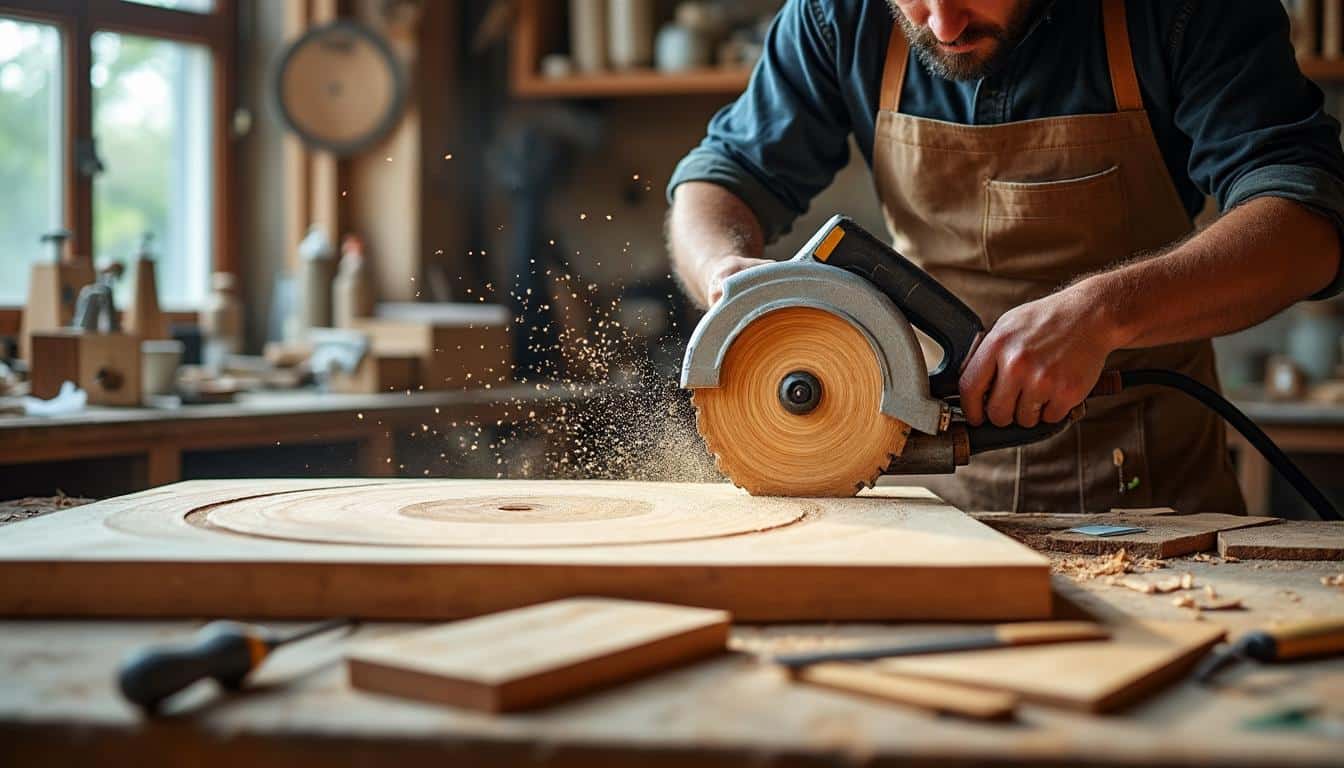 Illustration: Pourquoi opter pour une scie circulaire afin de découper un plan de travail ?