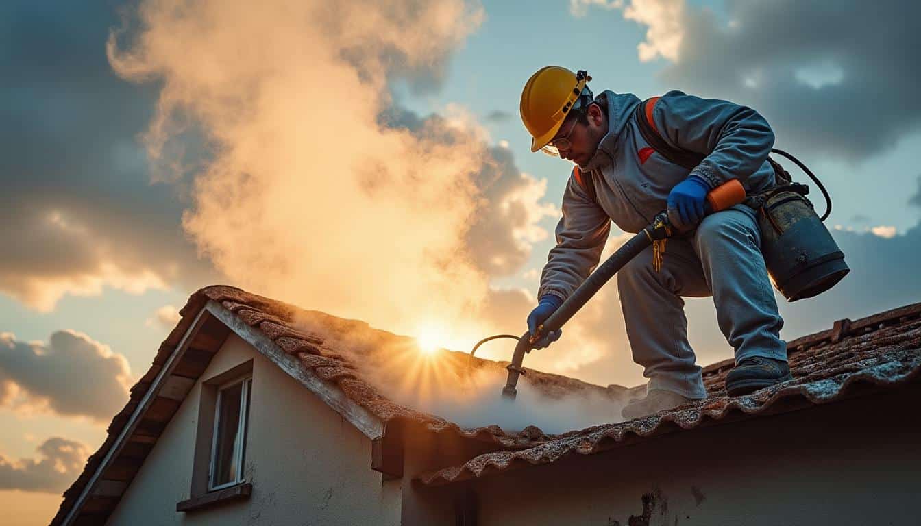 Illustration: Comment fonctionne le test fumigène pour vérifier l’étanchéité d’une toiture ?