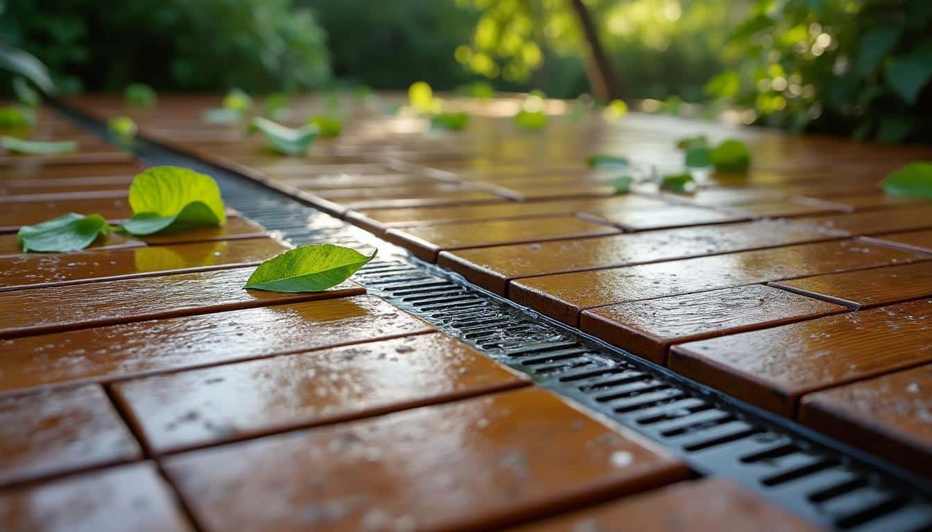 Illustration: Comprendre le fonctionnement essentiel du drainage pour une terrasse saine