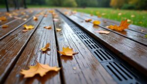 Drainage pour la terrasse : solutions efficaces pour une évacuation optimale