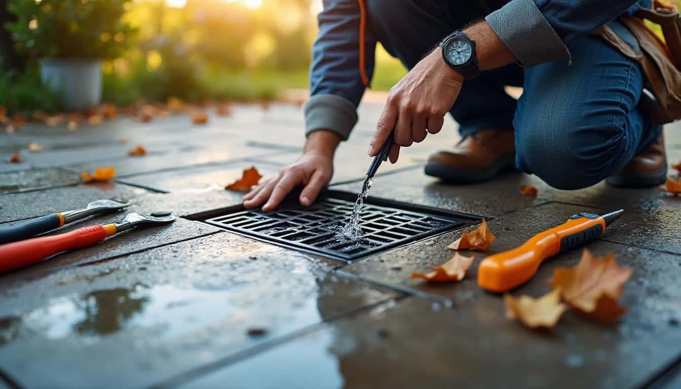 Illustration: Comprendre le drainage et l’évacuation de l’eau sur une terrasse