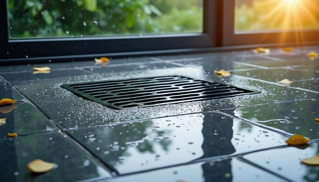 Illustration: Pourquoi il faut absolument évacuer l’eau sur une terrasse pour éviter les infiltrations