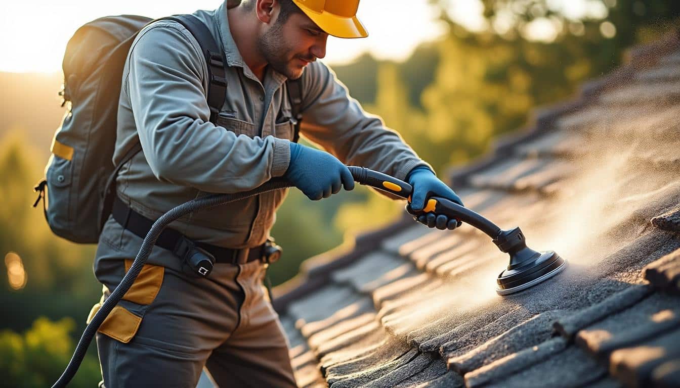 Illustration: Pourquoi choisir un pulvérisateur adapté pour l’entretien de votre toiture ?