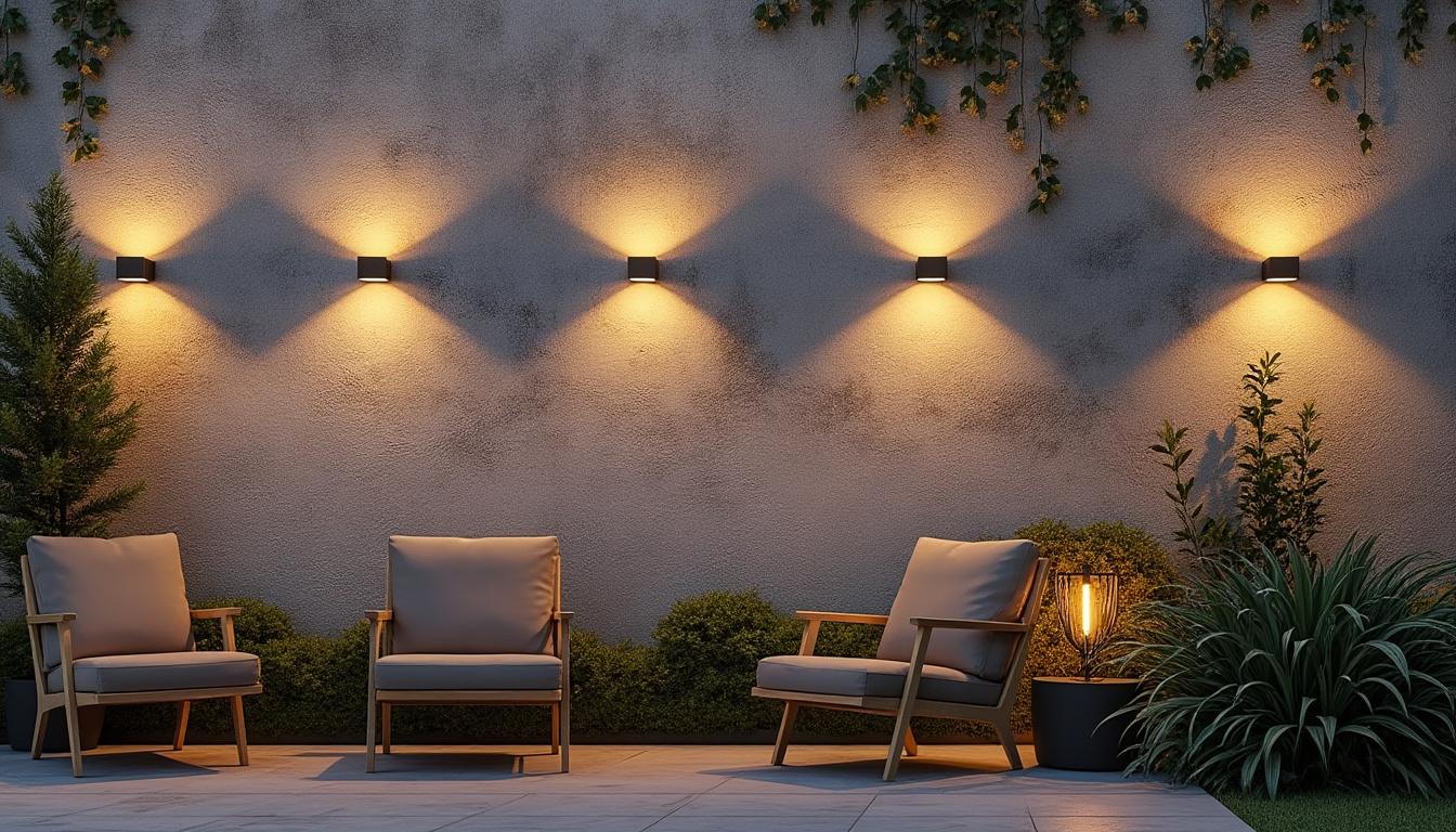 Illustration: Comprendre l’éclairage mural pour les espaces extérieurs