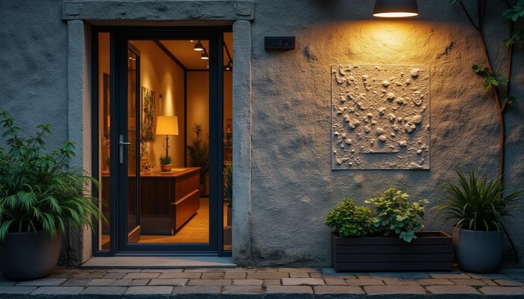 Applique murale extérieure : éclairage sécurisé et design