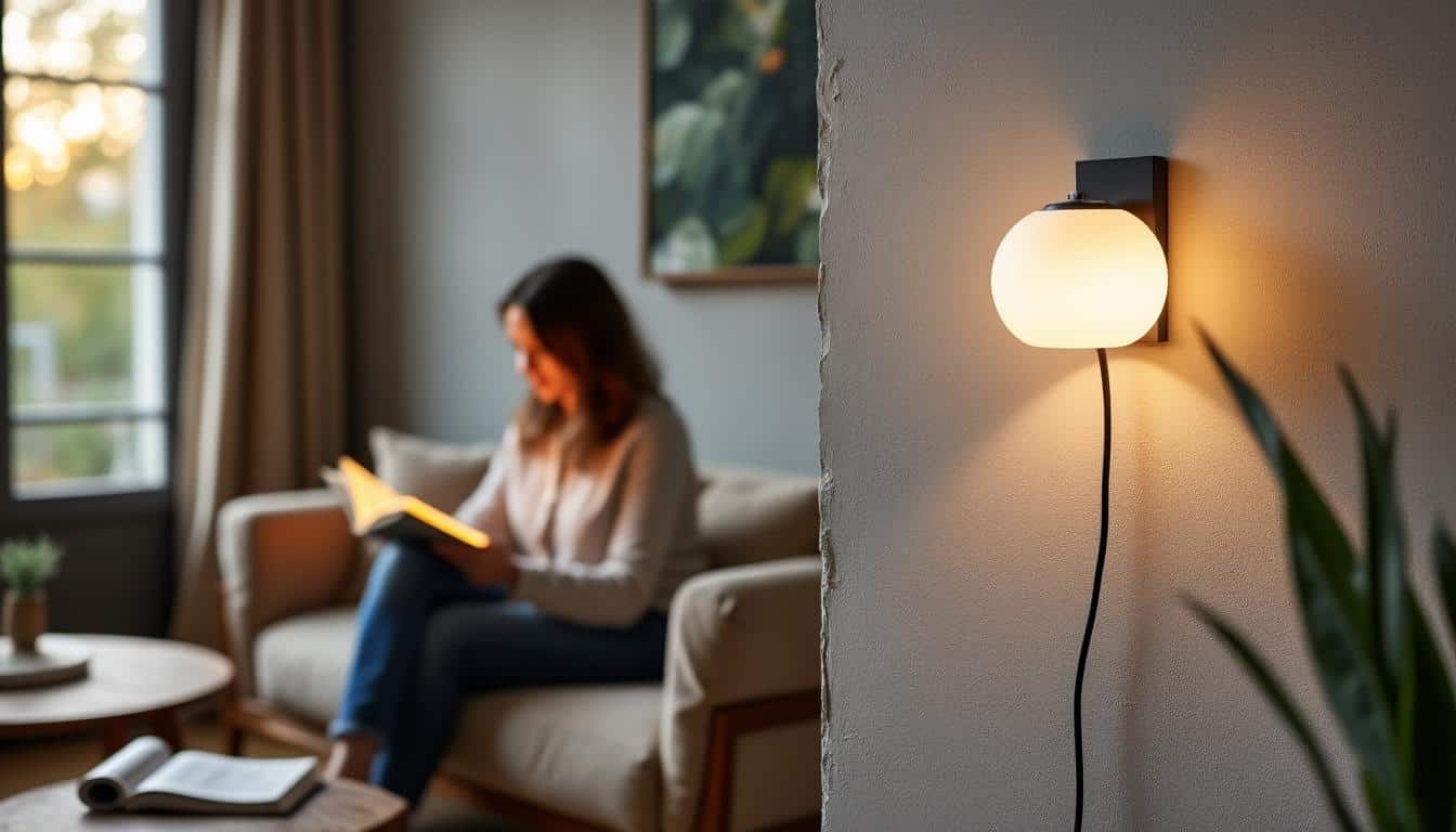 Illustration: Comprendre l’intérêt d’une applique murale branchée sur prise