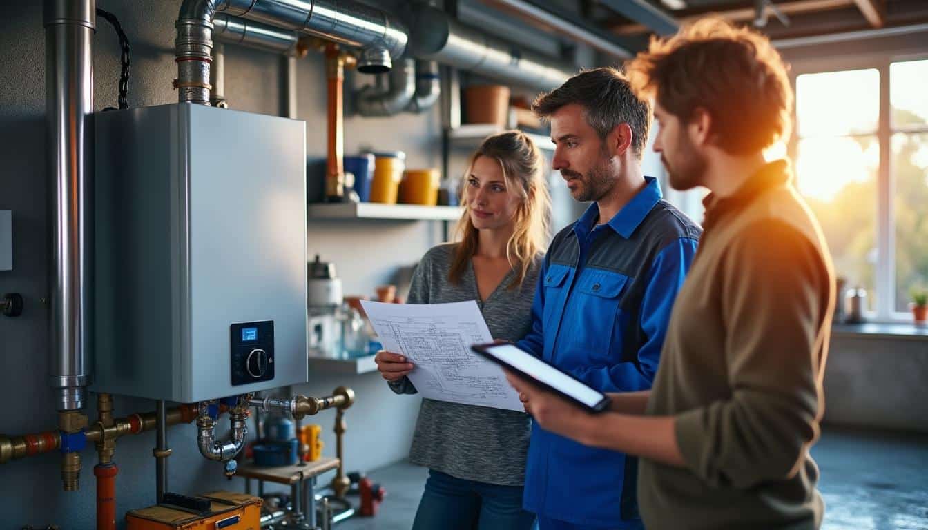 Illustration: Comprendre le fonctionnement innovant de la chaudière fioul à condensation