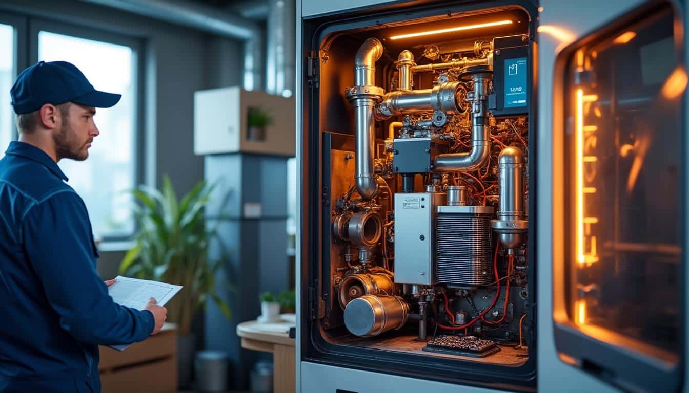 Illustration: Comprendre le fonctionnement d’une chaudière à gaz à très haute performance énergétique