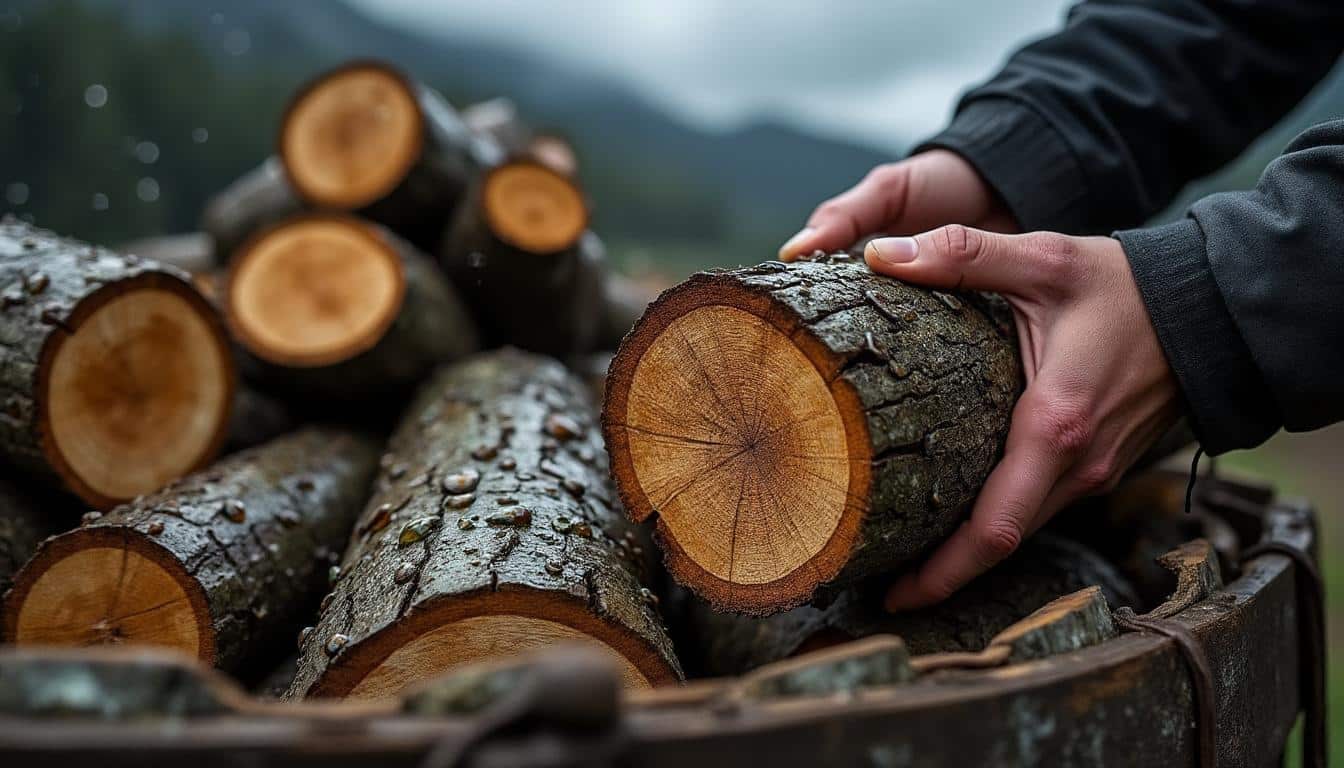 Illustration: Comprendre ce qu’est le bois humide : définitions et causes