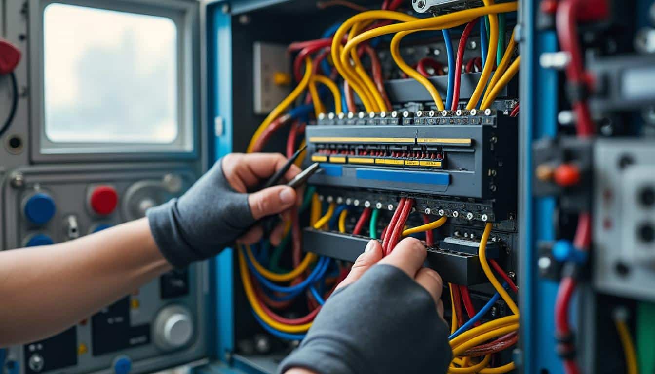 Illustration: Comprendre les bases du câblage dans un tableau électrique triphasé