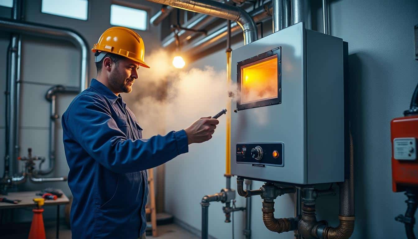 Illustration: 1/8 : Comprendre le rôle essentiel de l’évacuation des fumées dans une chaudière gaz à condensation