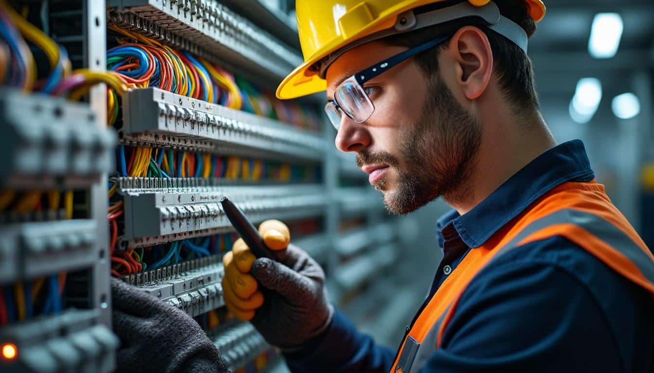 Illustration: Comprendre le fonctionnement d’un tableau électrique triphasé