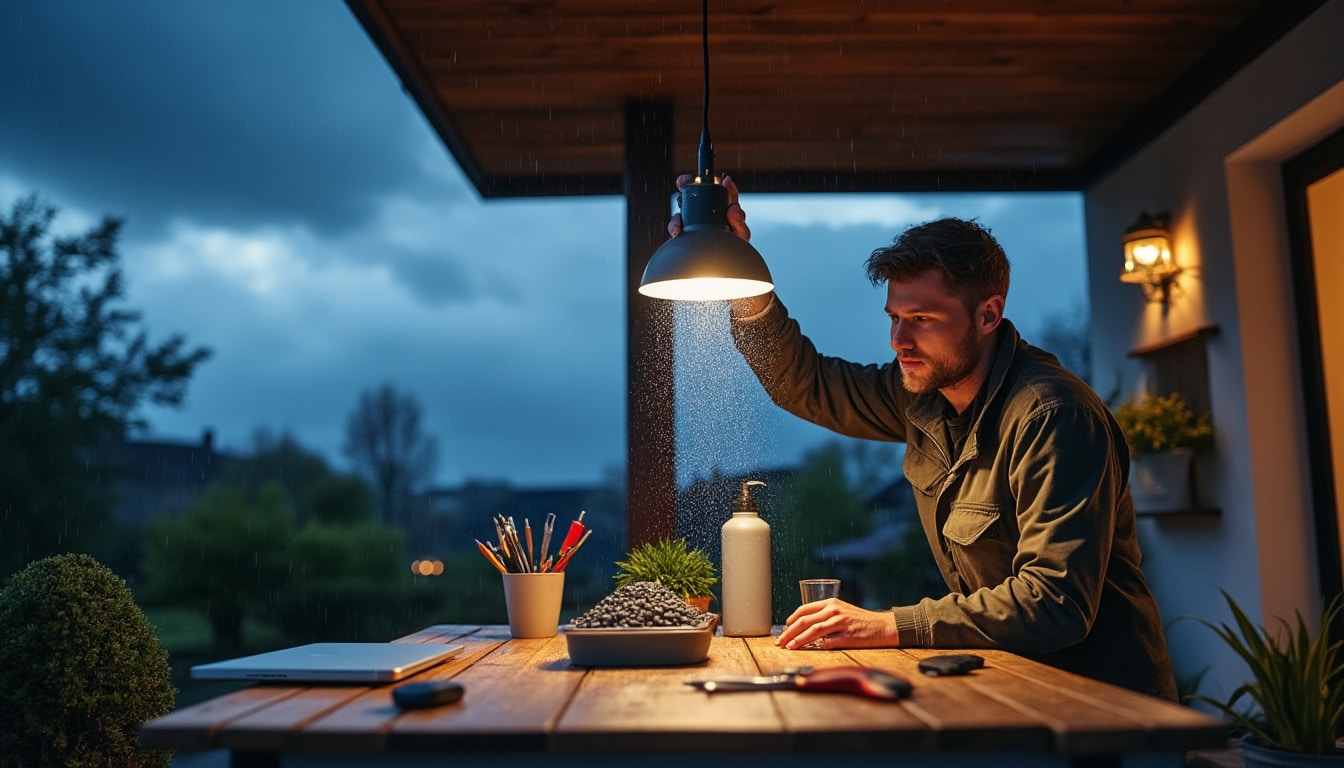 Illustration: Comprendre la protection offerte par les lampes à indice IP44