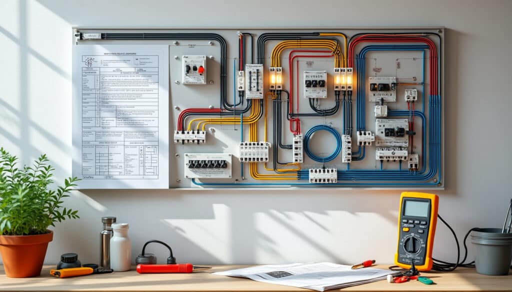 Schéma du tableau électrique pour maison 100 m² : guide complet