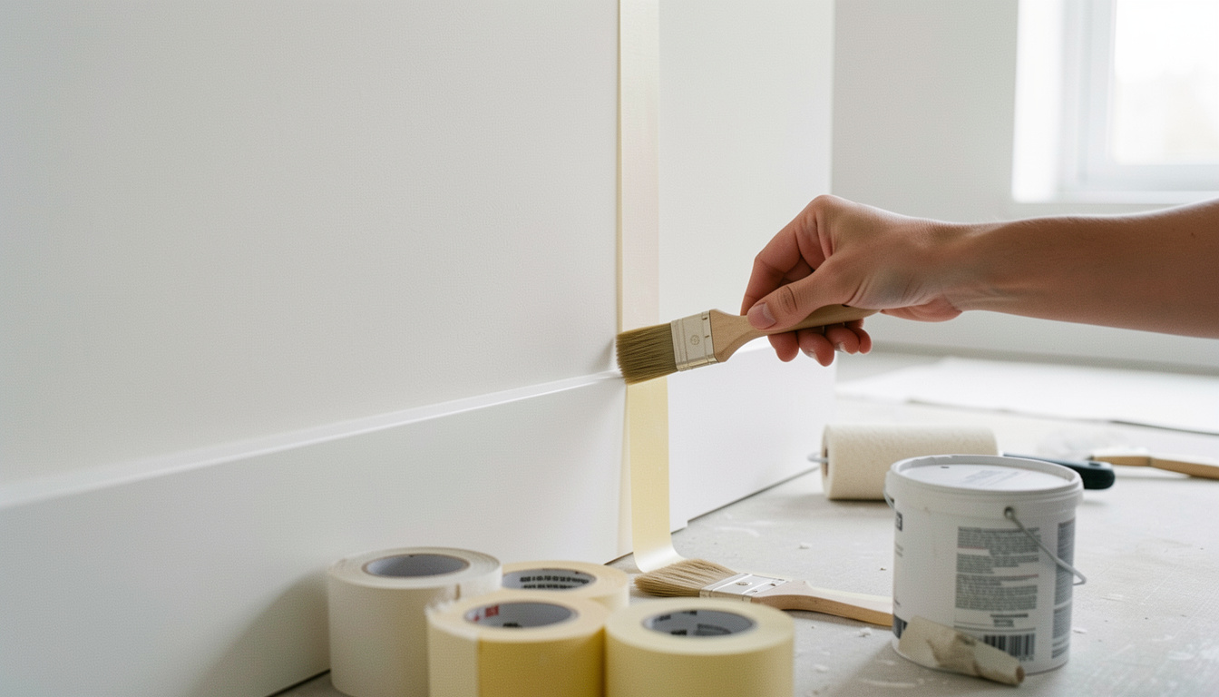 Ruban de masquage pour peinture : bien le choisir